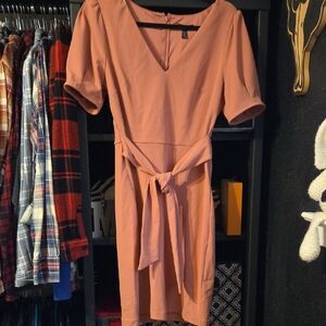 Express Terracotta Midi Dress